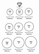 Image result for Men's Ring Size Chart UK