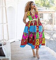 Image result for African Print Dress
