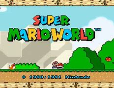 Image result for Super Mario World Start Screen