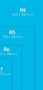 Image result for Paper Sizes A4 A5 A6