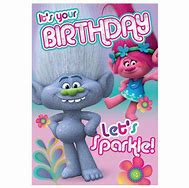 Image result for Trolls Birthday Card