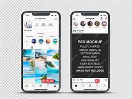 Image result for iPhone Instagram Profile Mockup PSD