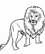 Image result for Happy Lion Clip Art Black and White