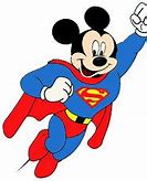 Image result for Mickey Mouse as Superman