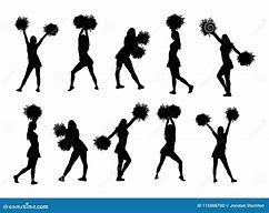 Image result for Cheer Silhouette Vector