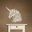 Image result for Unicorn Stencil Profile