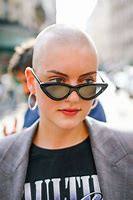 Image result for Bald with Cat Eye Glasses