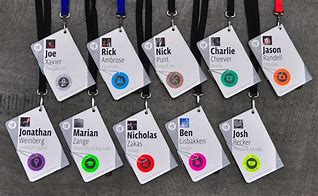 Image result for What Do 10 Cm Looks Like On a Meeting Badges