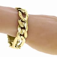 Image result for Heavy Gold Bracelets for Men