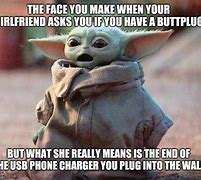 Image result for Scared Baby Yoda Meme