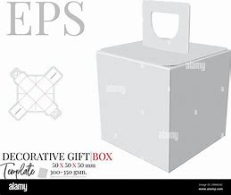Image result for Gift Box with Handle Template