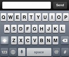 Image result for iPhone Default Keyboard