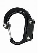 Image result for Black Mini Plastic Carabiner