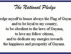 Image result for Guyana's National Pledge