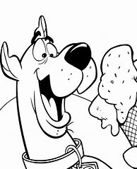Image result for Scooby Doo Coloring Pages Eating