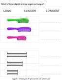 Image result for Comparing Length Worksheets Grade 1