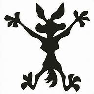 Image result for Road Runner and Coyote Black and White SVG