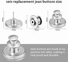 Image result for Silver Jean Button