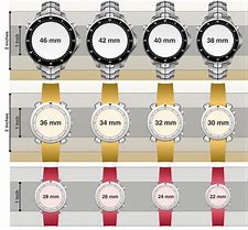 Image result for 40Mm Watch Size Chart