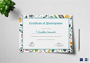 Image result for Certificate for Sports Participation
