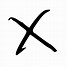 Image result for Free Clip Art X Symbol