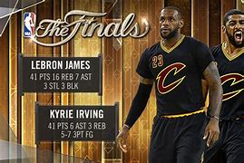 Image result for Kyrie and LeBron 41 Points