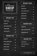 Image result for Price List Board