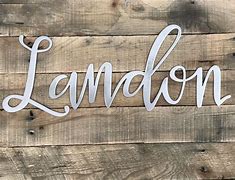 Image result for Metal Name Signs Personalized
