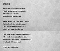 Image result for March 1980 Poem