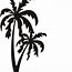 Image result for Watercolor Silhouette Palm Tree