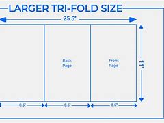 Image result for Tri-Fold Brochure Dimensions