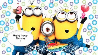 Image result for Happy Birthday Minions Cartoon