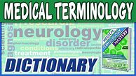 Image result for Medicine Dictionary Definition