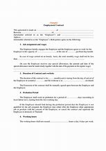 Image result for Valid Employment Contract