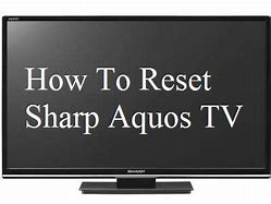 Image result for Sharp TV Reset Button