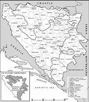 Image result for Serbia Bosnia Map