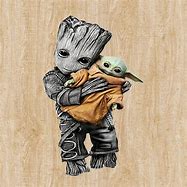 Image result for Baby Yoda and Baby Groot Drawings