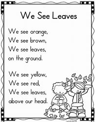 Image result for Kindergarten Poems for Kids
