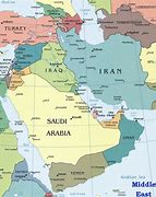Image result for World Map of Middle East