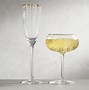 Image result for Fancy Gold Champagne Glasses