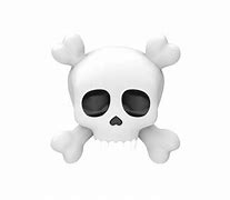 Image result for Skull and Bones Emoji Pillow