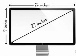 Image result for 27 in Monitor Dimensions