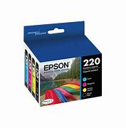 Image result for Epson 220 Cyan/Magenta Yellow Black