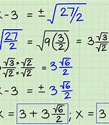 Image result for Solving Quadratic Equations with Formula