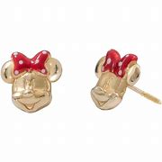 Image result for Minnie Mouse Earrings Gold