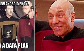 Image result for Star Trek Data/Phone Meme