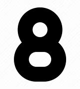 Image result for Number 8 Icon