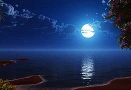 Image result for Animation Scenery Full Moon
