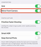 Image result for Off Mirror Mode in iPhone