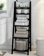 Image result for Black Towel Holder Bathroom Storage Floor Rack